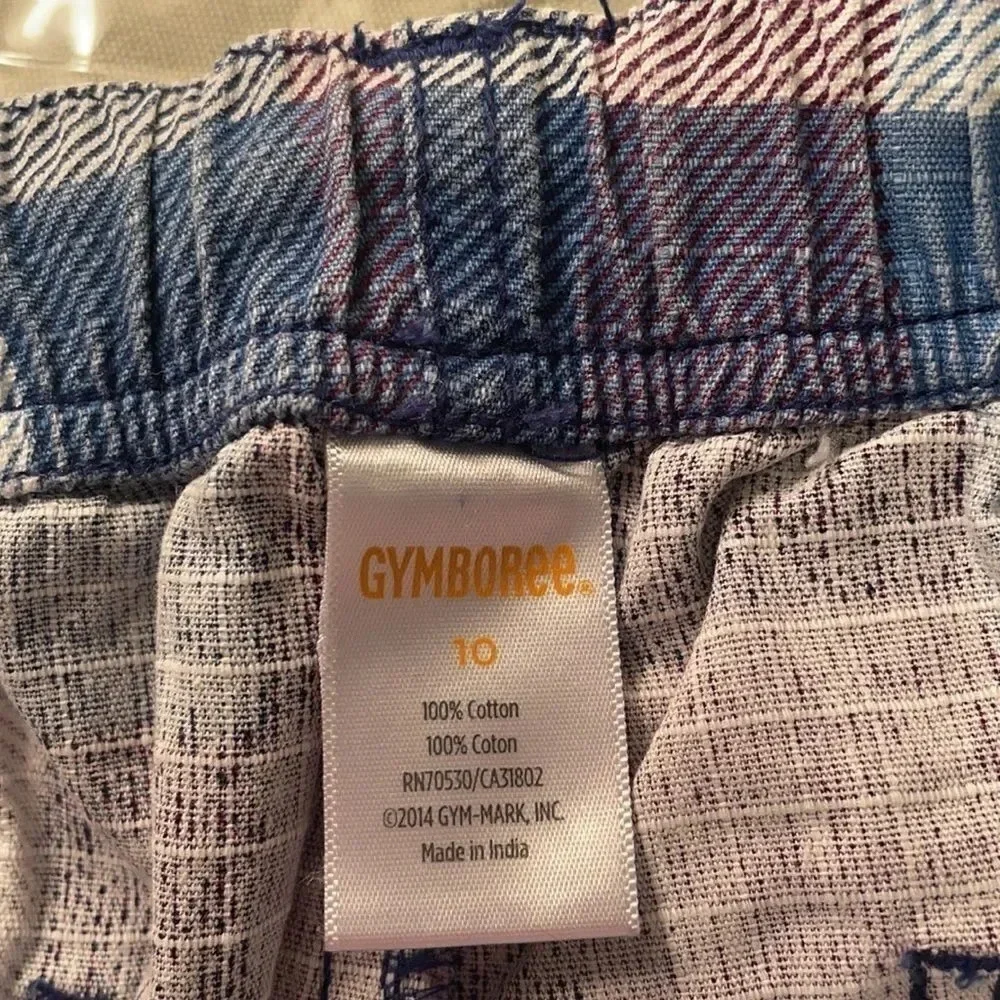 Gymboree boys plaid shorts